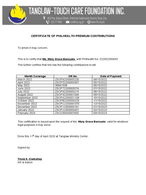 philhealth certificate of contribution|philhealth contribution 2021.